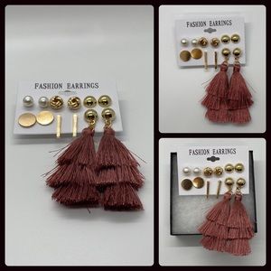 🔥🔥🔥 6 pr beautiful fashion earrings! NWT 🔥🔥